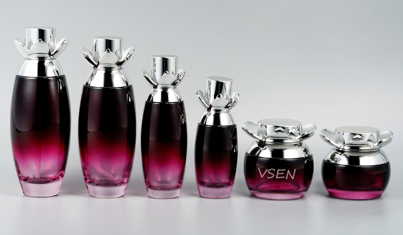 最新款红色渐变玻璃瓶瓶子开云制作(图2)